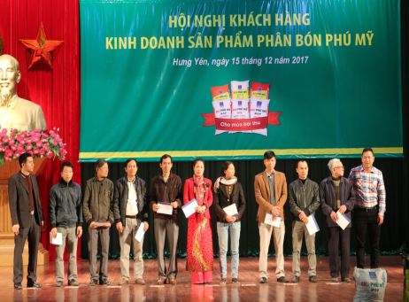 PVFCCo North phối hợp với Công ty TNHH Khải Linh tổ chức thành công “Hội nghị khách hàng kinh doanh sản phẩm phân bón Phú Mỹ” tại thành phố Hưng Yên.