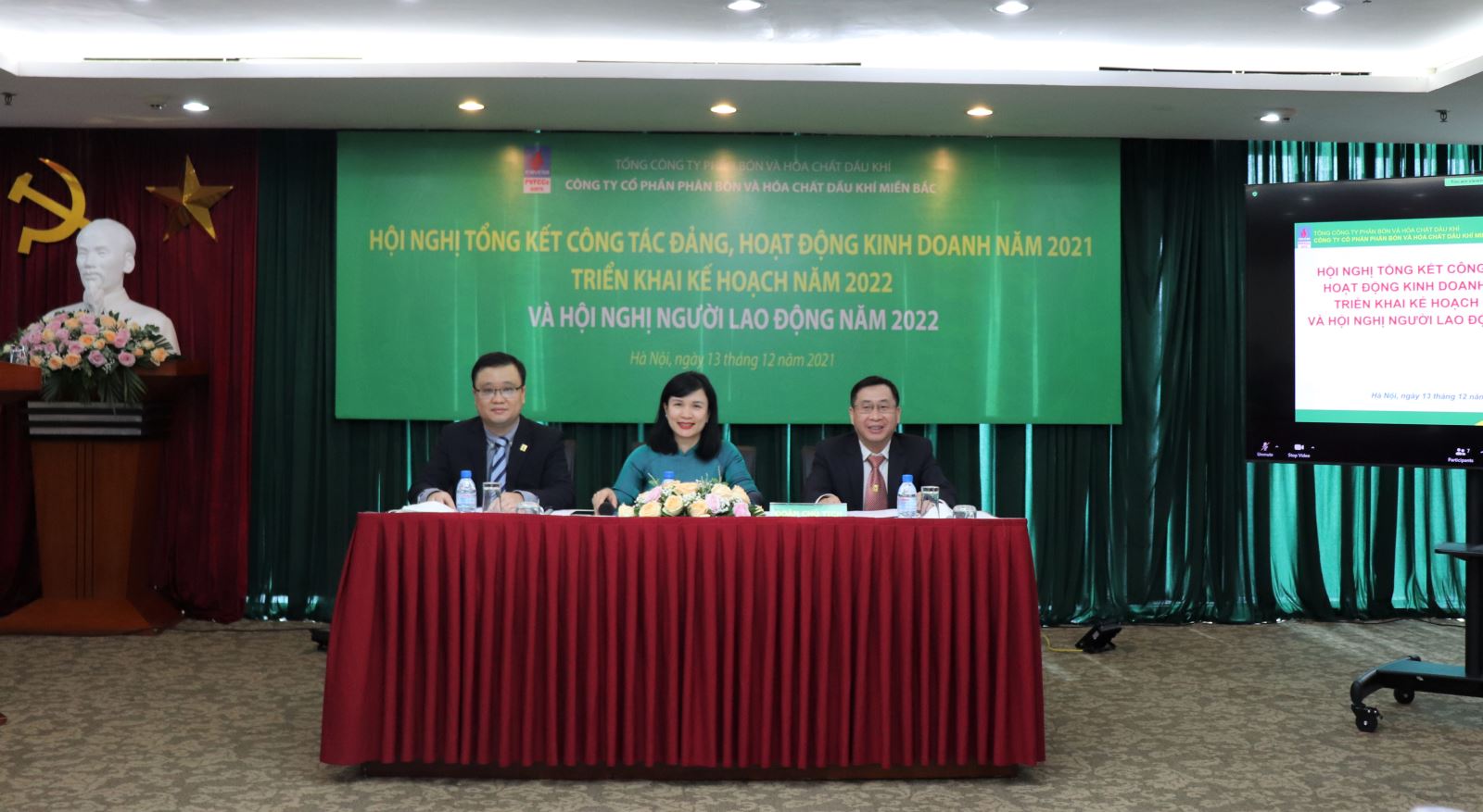 PVFCCo North tổ chức thành công Hội nghị Tổng kết công tác Đảng, hoạt động kinh doanh năm 2021, triển khai kế hoạch năm 2022 và Hội nghị người lao động năm 2022