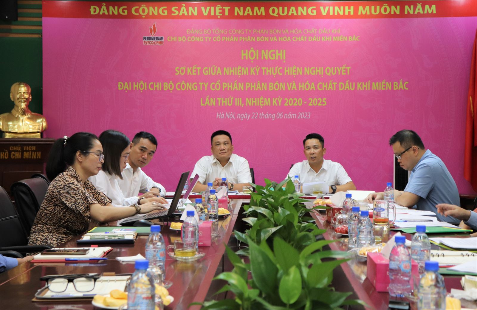 Chi bộ PVFCCo-PMB tổ chức thành công Hội nghị sơ kết công tác giữa nhiệm kỳ 2020-2025