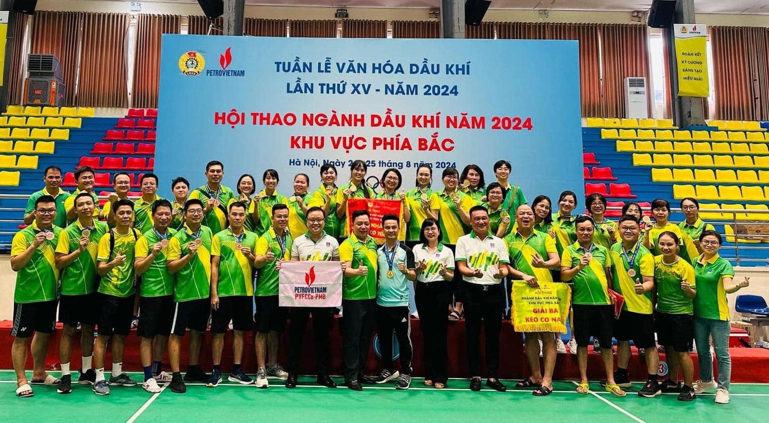 PVFCCo-PMB đạt huy chương vàng môn Kéo co nữ tại Hội thao ngành dầu khí khu vực phía Bắc