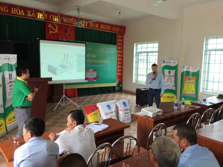 PVFCCo North phối hợp với PVFCCo, Công ty Ural Kali tổ chức hội thảo tư vấn kỹ thuật triển khai mô hình trình diễn sử dụng phân bón Phú Mỹ tại Yên Bái, Hà Nội, Quảng Ninh, Hòa Bình