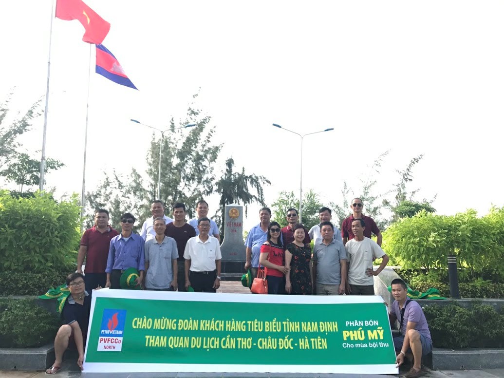 Chương trình du lịch “Tri ân khách hàng kinh doanh sản phẩm NPK Phú Mỹ cho các cửa hàng cấp 2  khu vực Nam Định” tại Cần Thơ - Châu Đốc - Hà Tiên