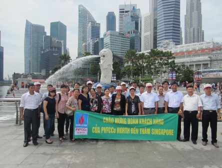 PVFCCo tổ chức chuyến tham quan và làm việc tại Singapore-Malaysia cho các khách hàng tiêu biểu Miền Bắc