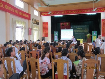 PVFCCo North tiếp tục triển khai chương trình “Hội thảo giới thiệu gói sản phẩm phân bón Phú Mỹ vụ hè Thu 2014” tại huyện Thanh Hà, tỉnh Hải Dương