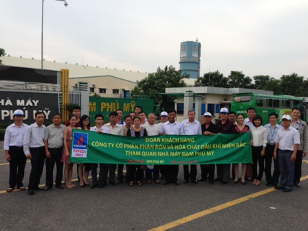PVFCCo North tổ chức chương trình “Trao đổi kinh nghiệm kết hợp thăm quan nhà máy” tại nhà máy Đạm Phú Mỹ