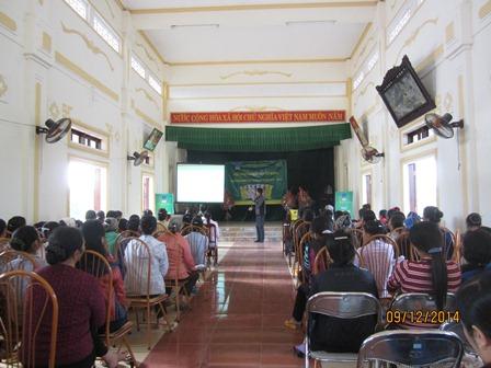 PVFCCo North tiếp tục tổ chức hội thảo Hướng dẫn sử dụng phân bón Phú Mỹ vụ Đông Xuân 2014-2015 tại Thanh Hóa, Hà Tĩnh