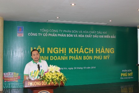 PVFCCo North tổ chức thành công “Hội nghị khách hàng kinh doanh Phân bón Phú Mỹ” tại Nghệ An.