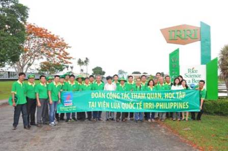 PVFCCo North phối hợp và tổ chức chương trình đưa khách hàng đi “Thăm quan, học tập tại Viện lúa IRRI - Philippines”