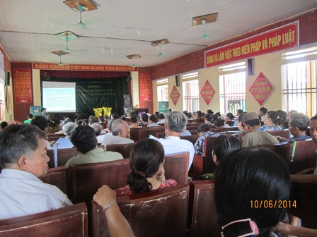 PVFCCo North tổ chức chuỗi hội thảo“Giới thiệu gói sản phẩm phân bón Phú Mỹ vụ hè Thu 2014” tại Thái Bình