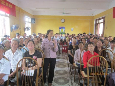 PVFCCo North tiếp tục tổ chức chuỗi hội thảo “Giới thiệu gói sản phẩm phân bón Phú Mỹ vụ hè Thu 2014” tại huyện Lý Nhân, tỉnh Hà Nam