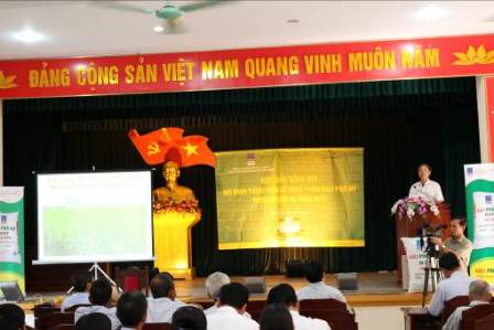 PVFCCo North phối hợp với các Trạm khuyến nông huyện tổ chức thành công “Hội thảo tổng kết mô hình trình diễn sử dụng phân bón Phú Mỹ trên cây lúa vụ Xuân năm 2017” tại Hà Nội, Thái Bình và Nam Định.