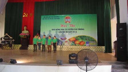 PVFCCo North đồng hành cùng hội thi “Nhà nông đua tài” huyện Cao Phong, tỉnh Hòa Bình lần thứ III năm 2016.
