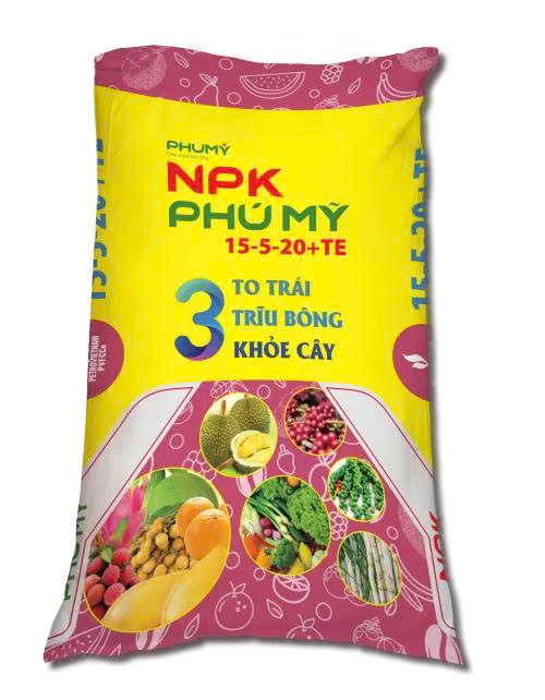 NPK PHÚ MỸ 15-5-20+TE